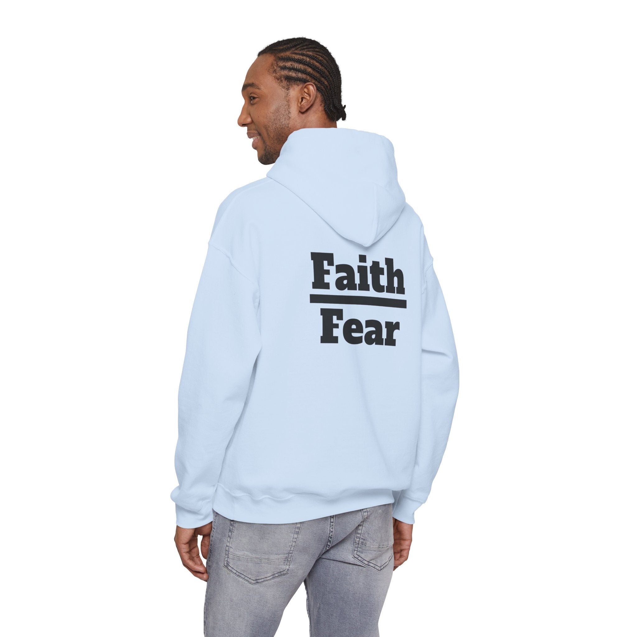 Born Again Hoodie — 'Faith Over Fear'