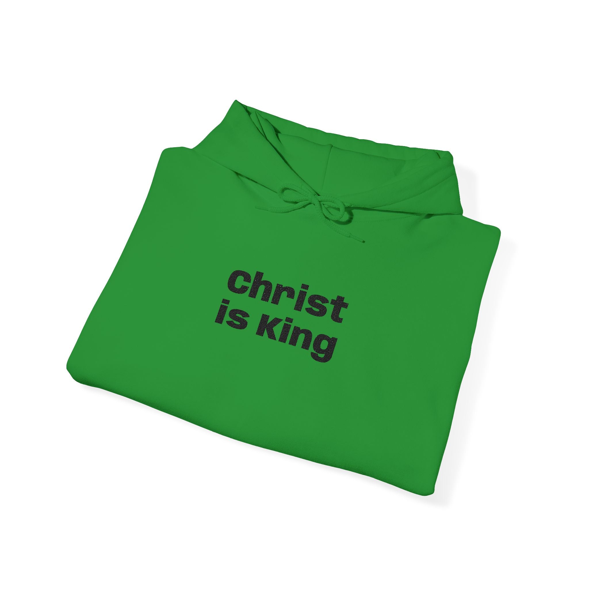 Christian 'Christ Is King' Hoodie – Faith-Based Religious Pullover