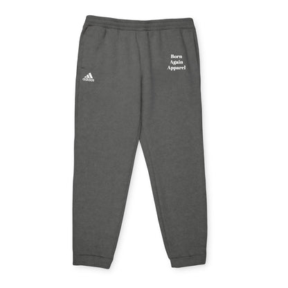 Grey Fleece Joggers — Minimal 'More Again Apparel' Logo Sweatpants