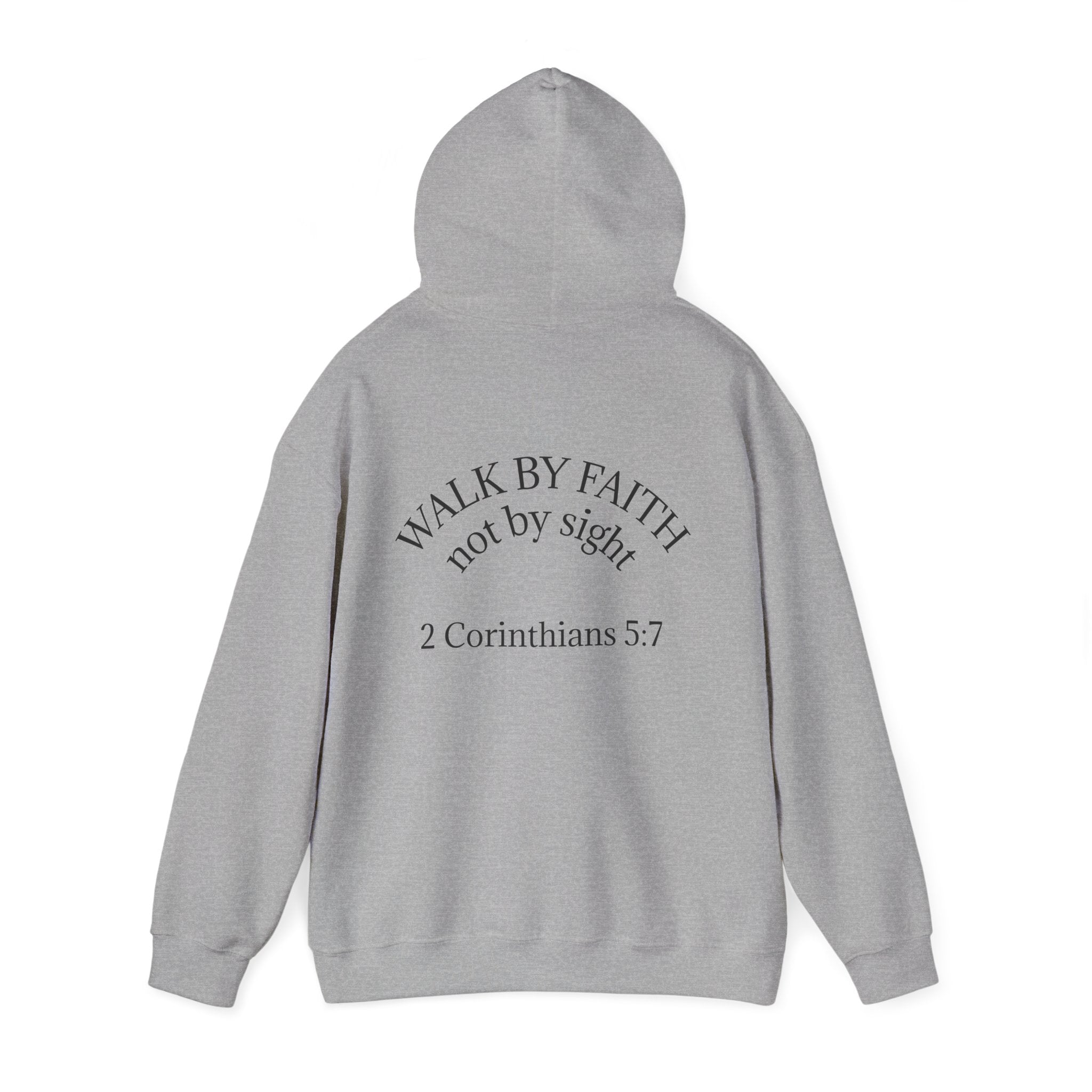 Born Again Hoodie — 2 Corinthians 5:7