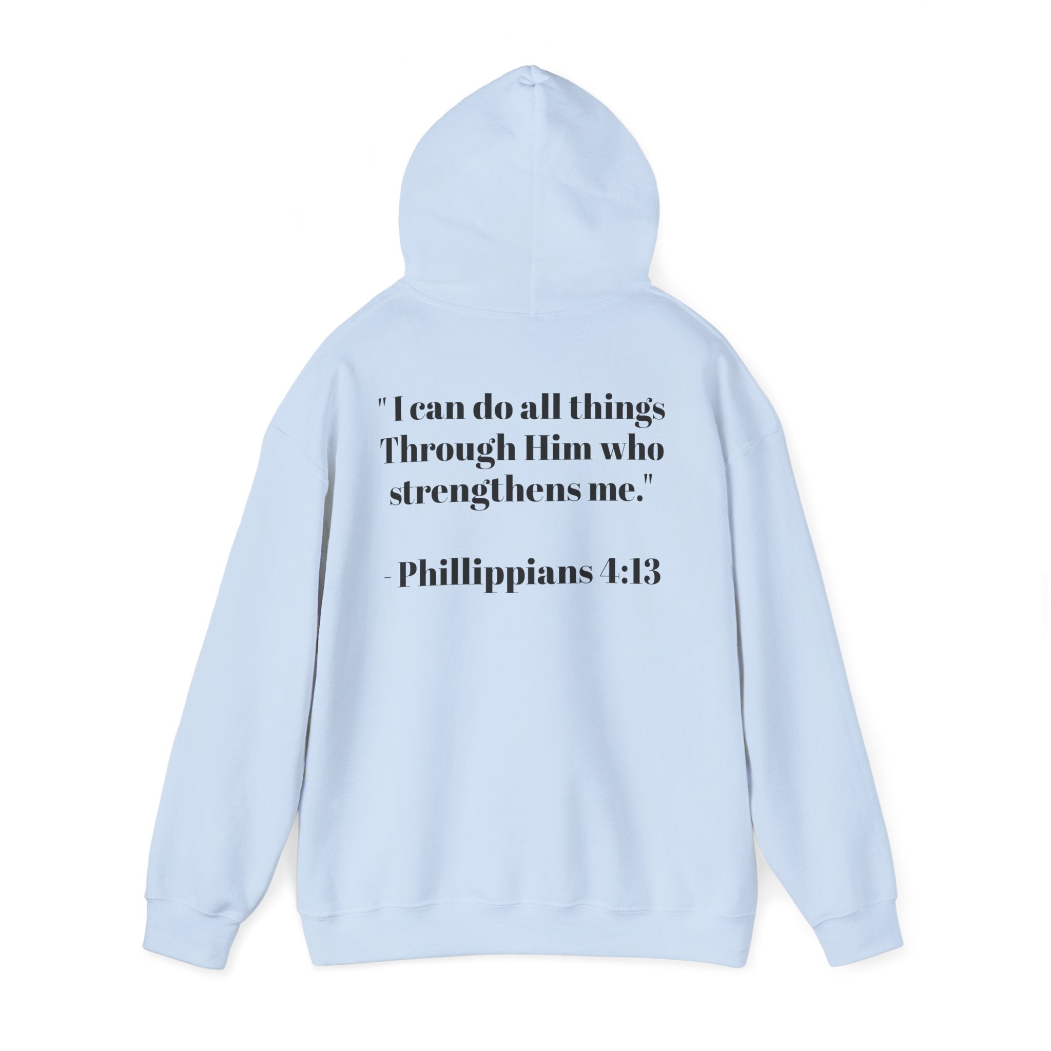 Born Again Hoodie –Philippians 4:13