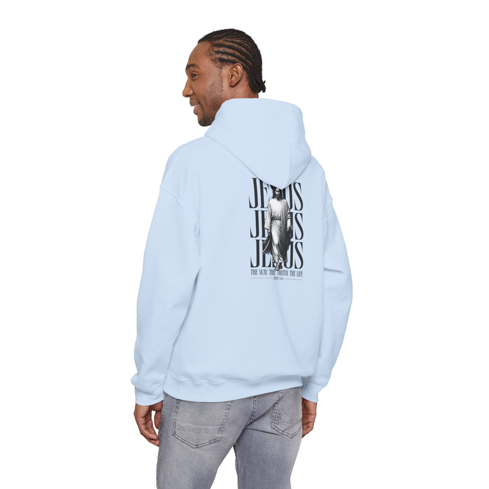 Born Again Hoodie — Jesus Graphic Pullover