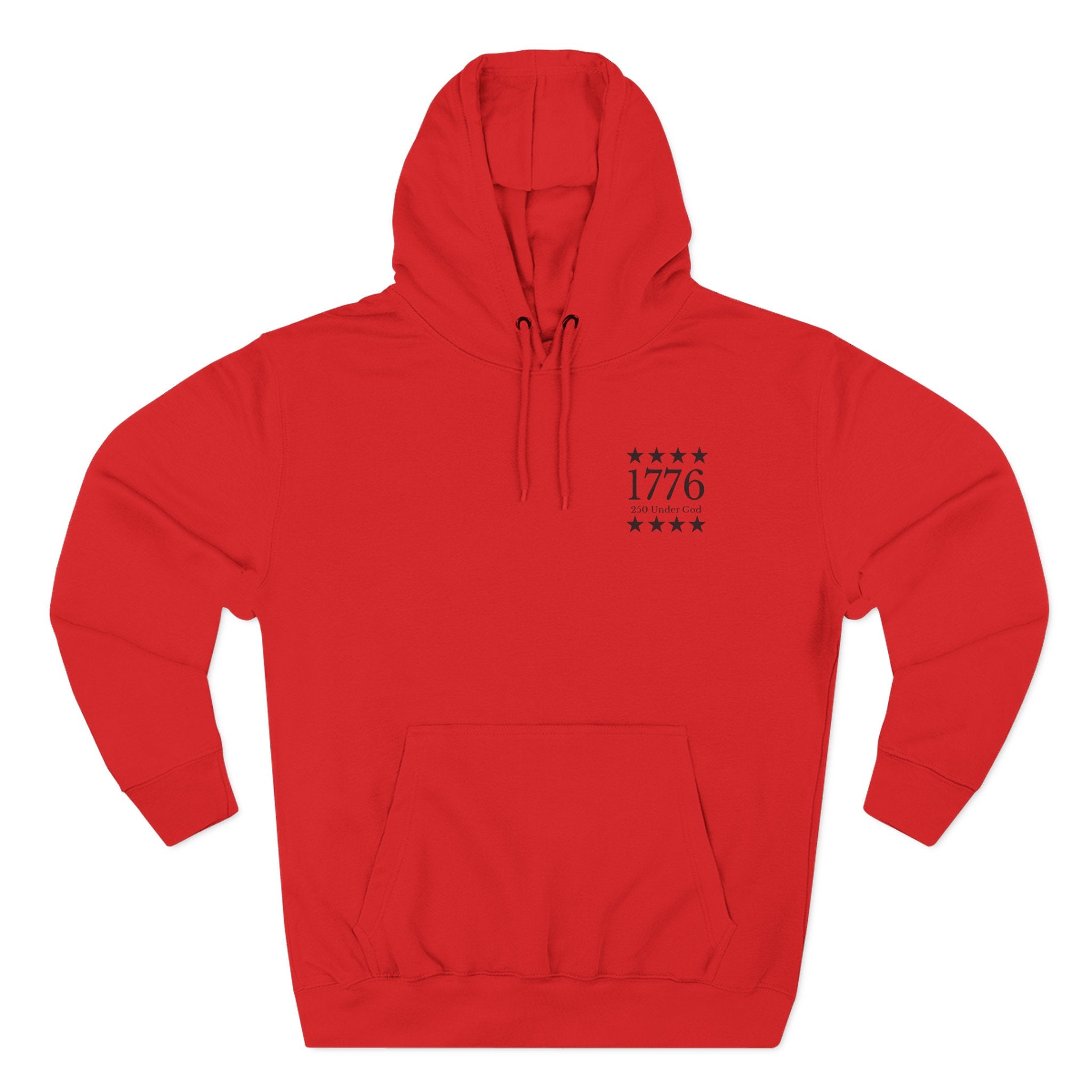 1776 Patriotic Hoodie — Minimalist American History Pullover