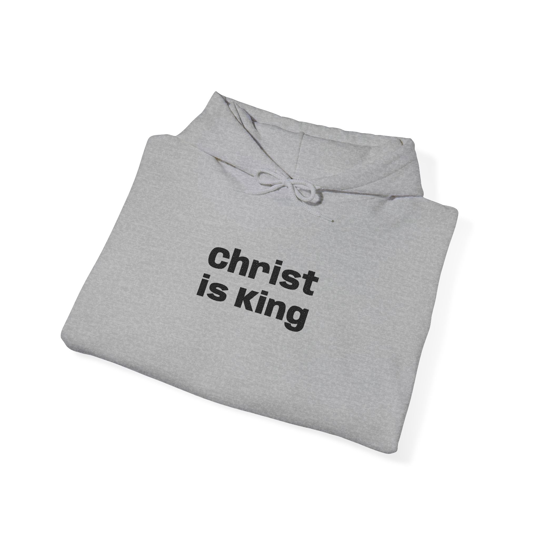 Christian 'Christ Is King' Hoodie – Faith-Based Religious Pullover