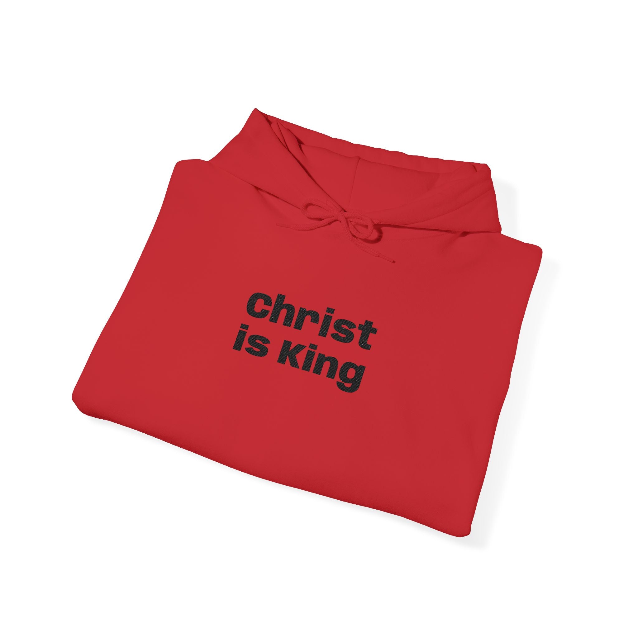 Christian 'Christ Is King' Hoodie – Faith-Based Religious Pullover