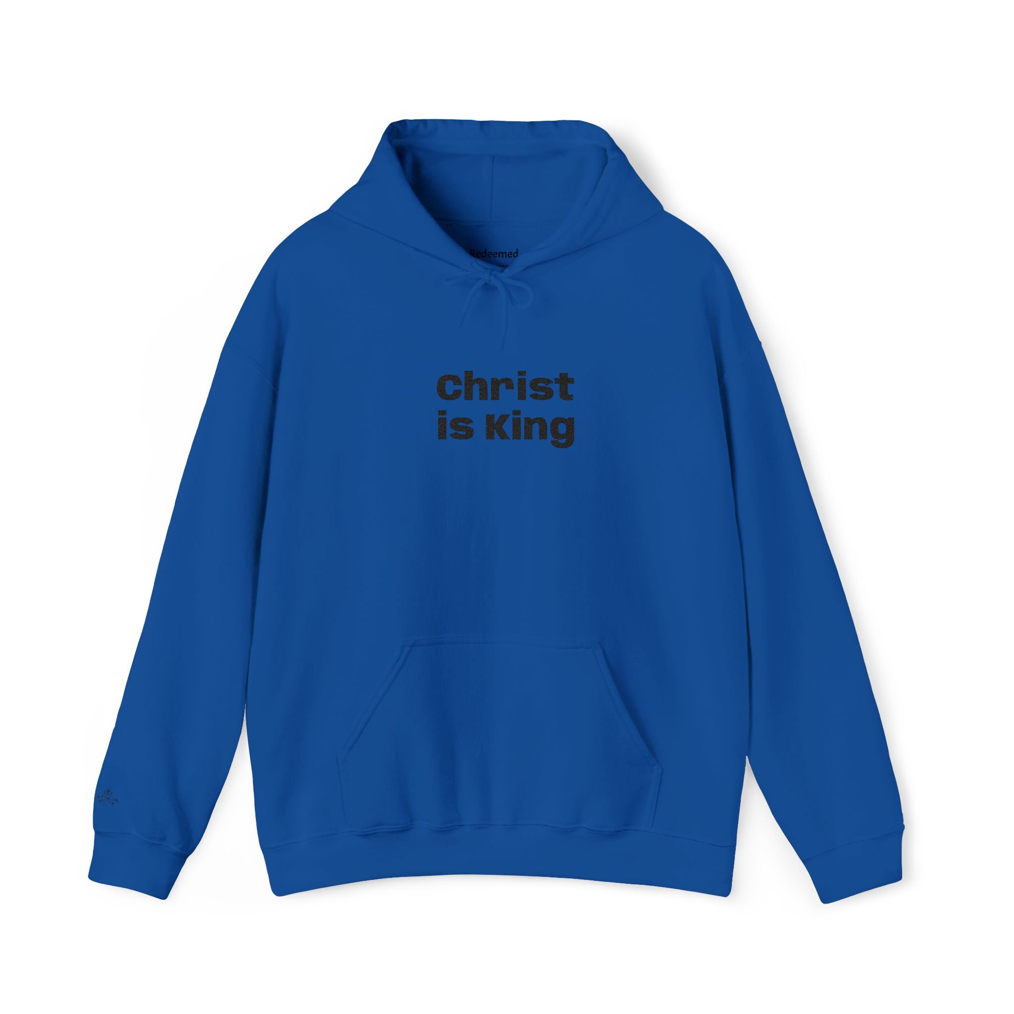 Christian 'Christ Is King' Hoodie – Faith-Based Religious Pullover
