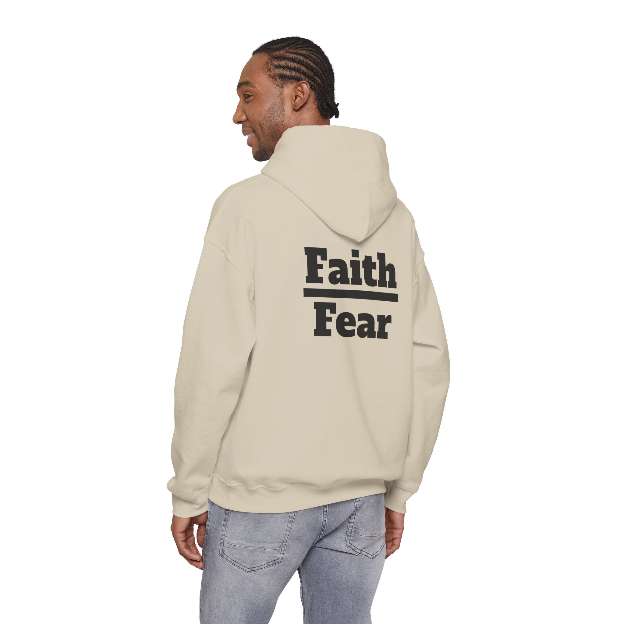 Born Again Hoodie — 'Faith Over Fear'