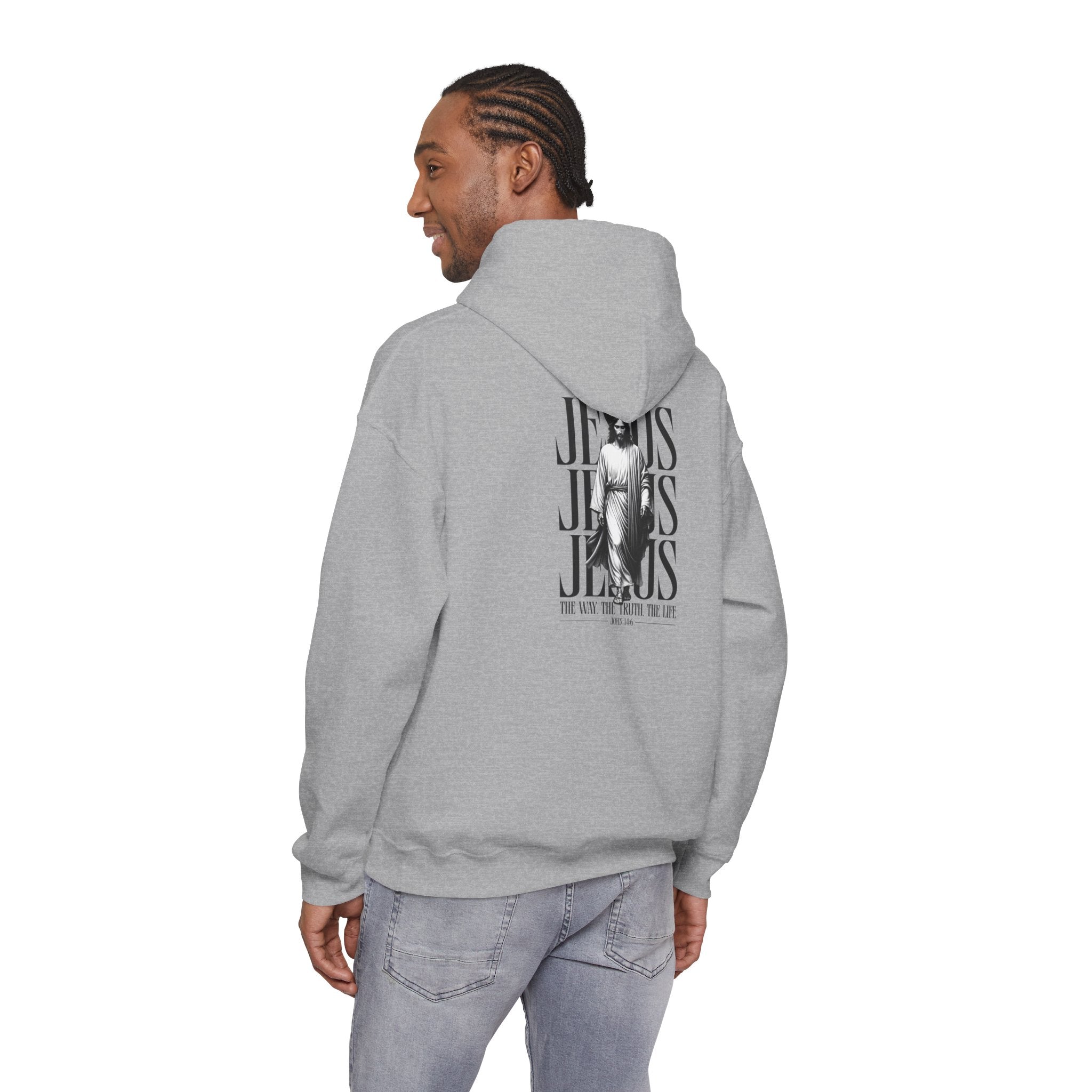 Born Again Hoodie — Jesus Graphic Pullover