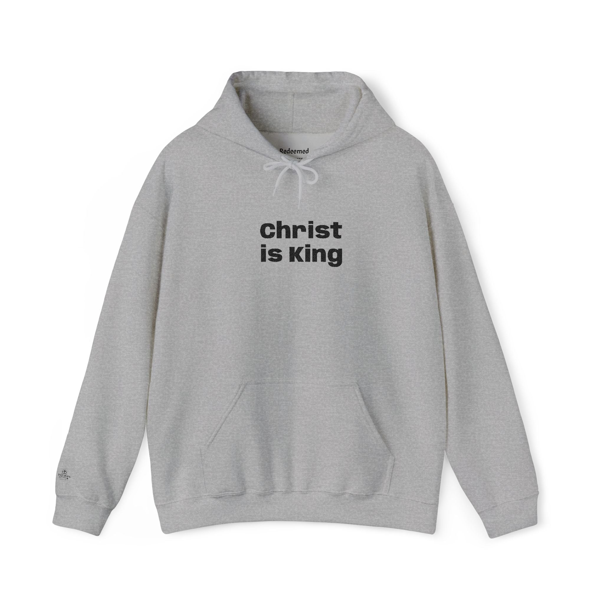 Christian 'Christ Is King' Hoodie – Faith-Based Religious Pullover