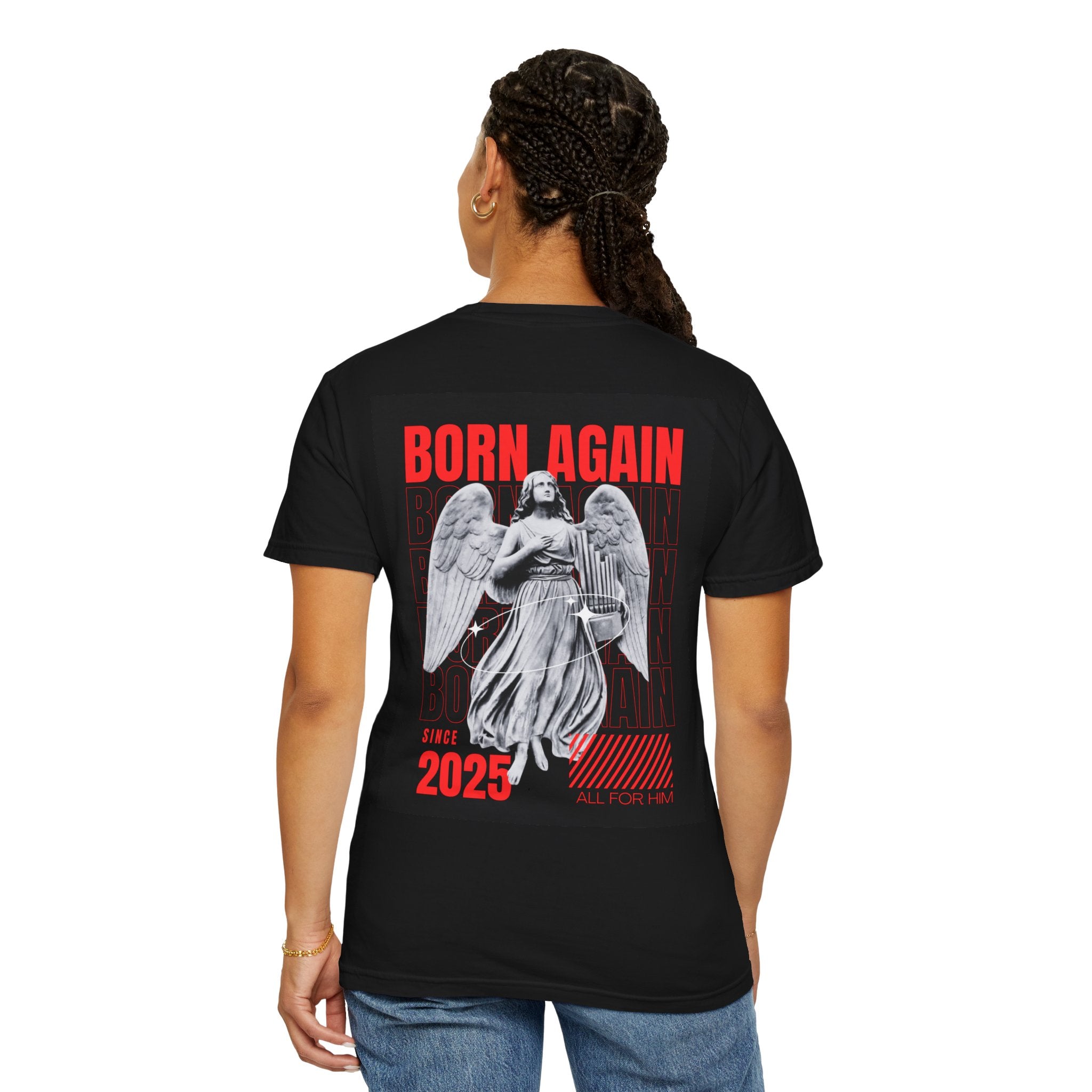 Born Again T-Shirt — Retro Angel