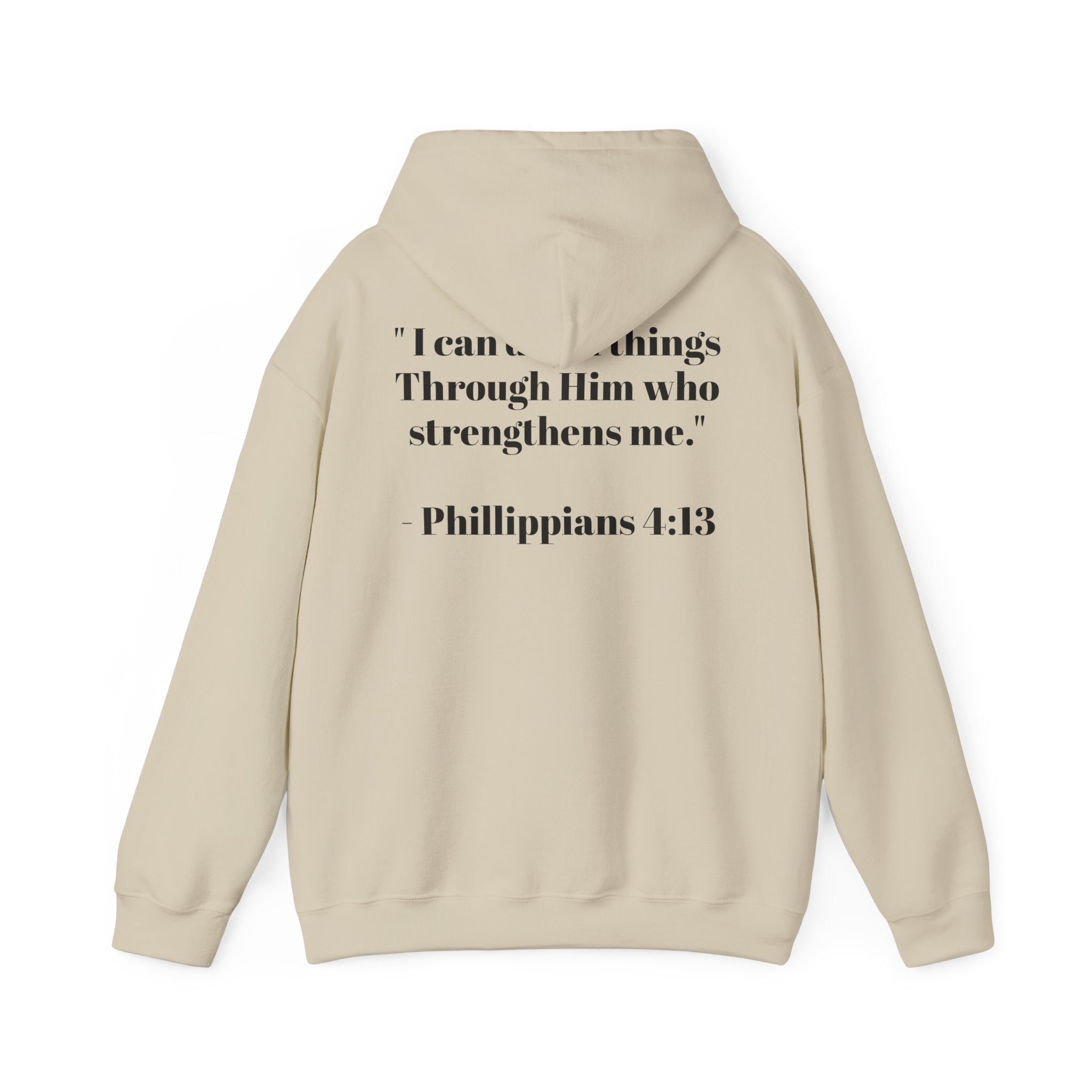 Born Again Hoodie –Philippians 4:13
