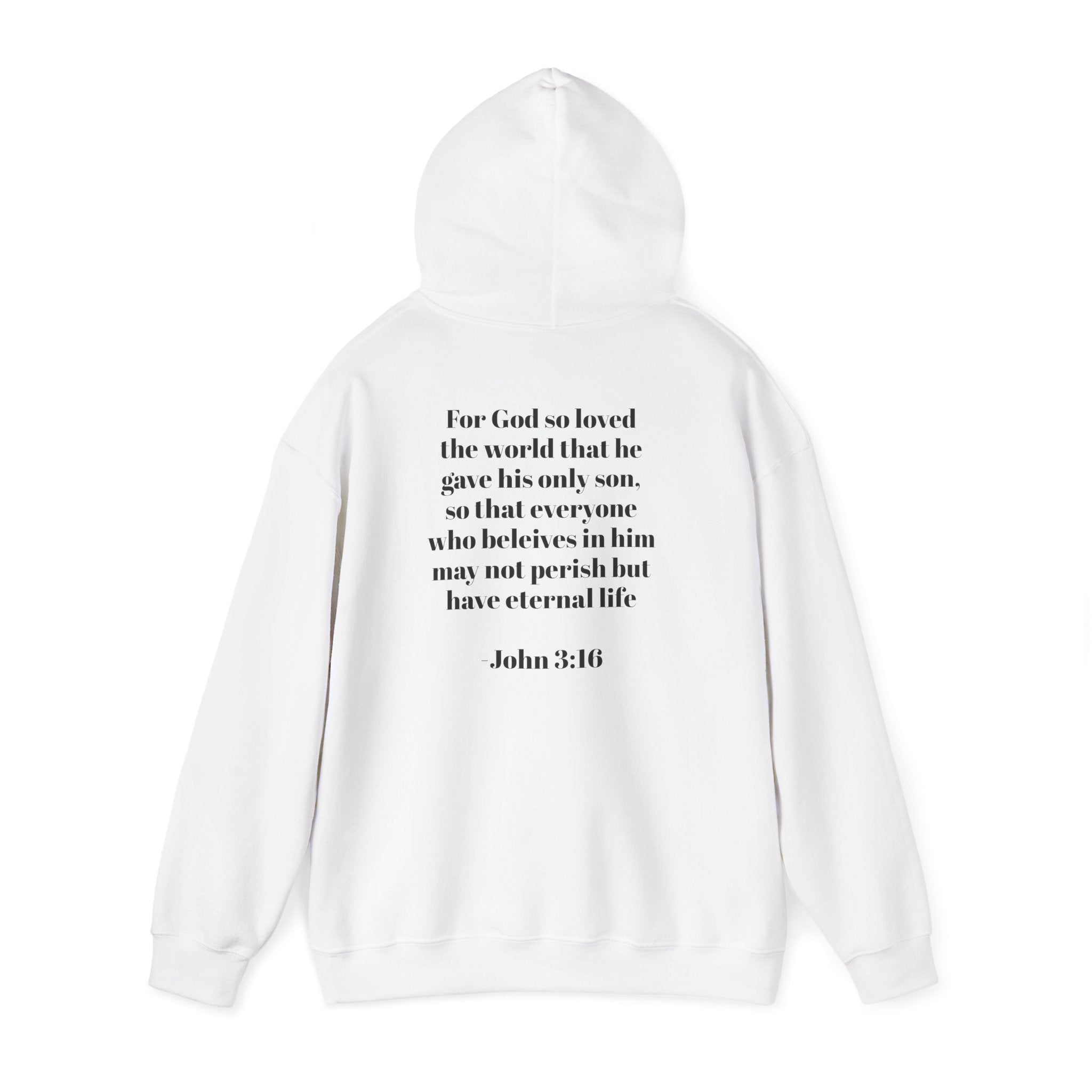 Born Again Hoodie – Christian Scripture John 3:16