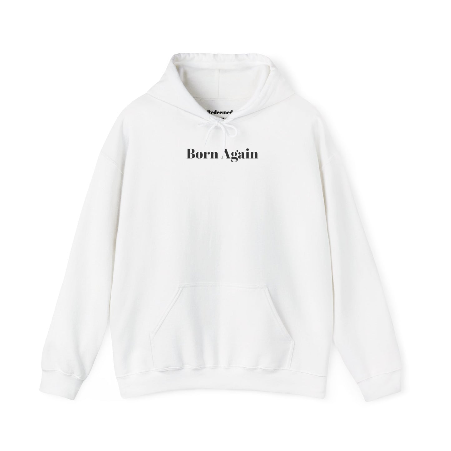 Born Again Hoodie – Christian Scripture John 3:16 Faith Pullover