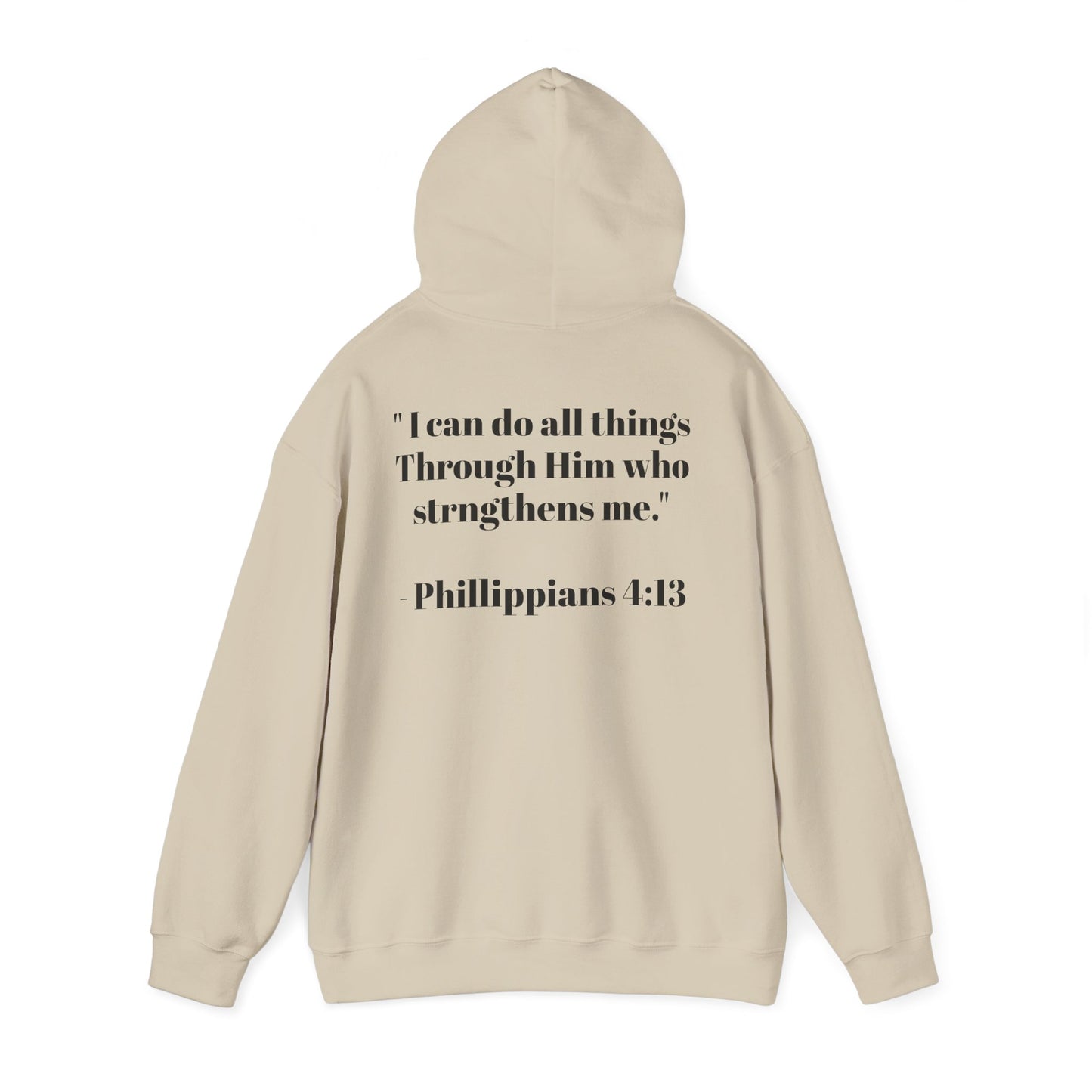 Born Again Hoodie –Philippians 4:13