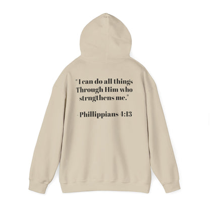 Born Again Hoodie –Philippians 4:13