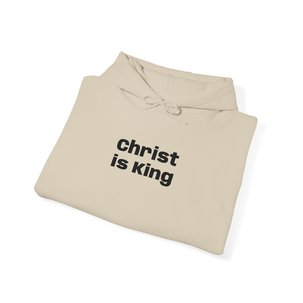 Christian 'Christ Is King' Hoodie – Faith-Based Religious Pullover