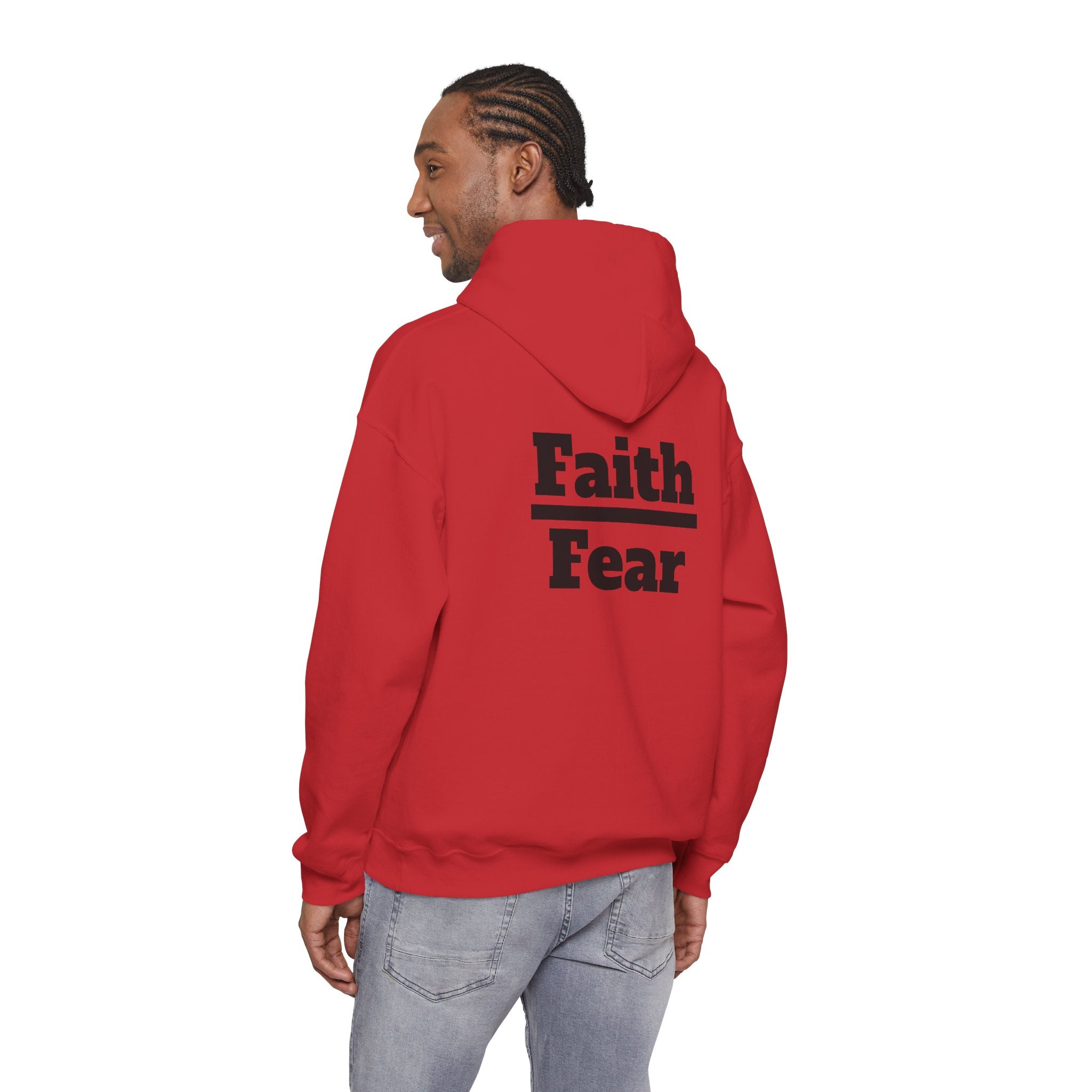 Born Again Hoodie — 'Faith Over Fear'