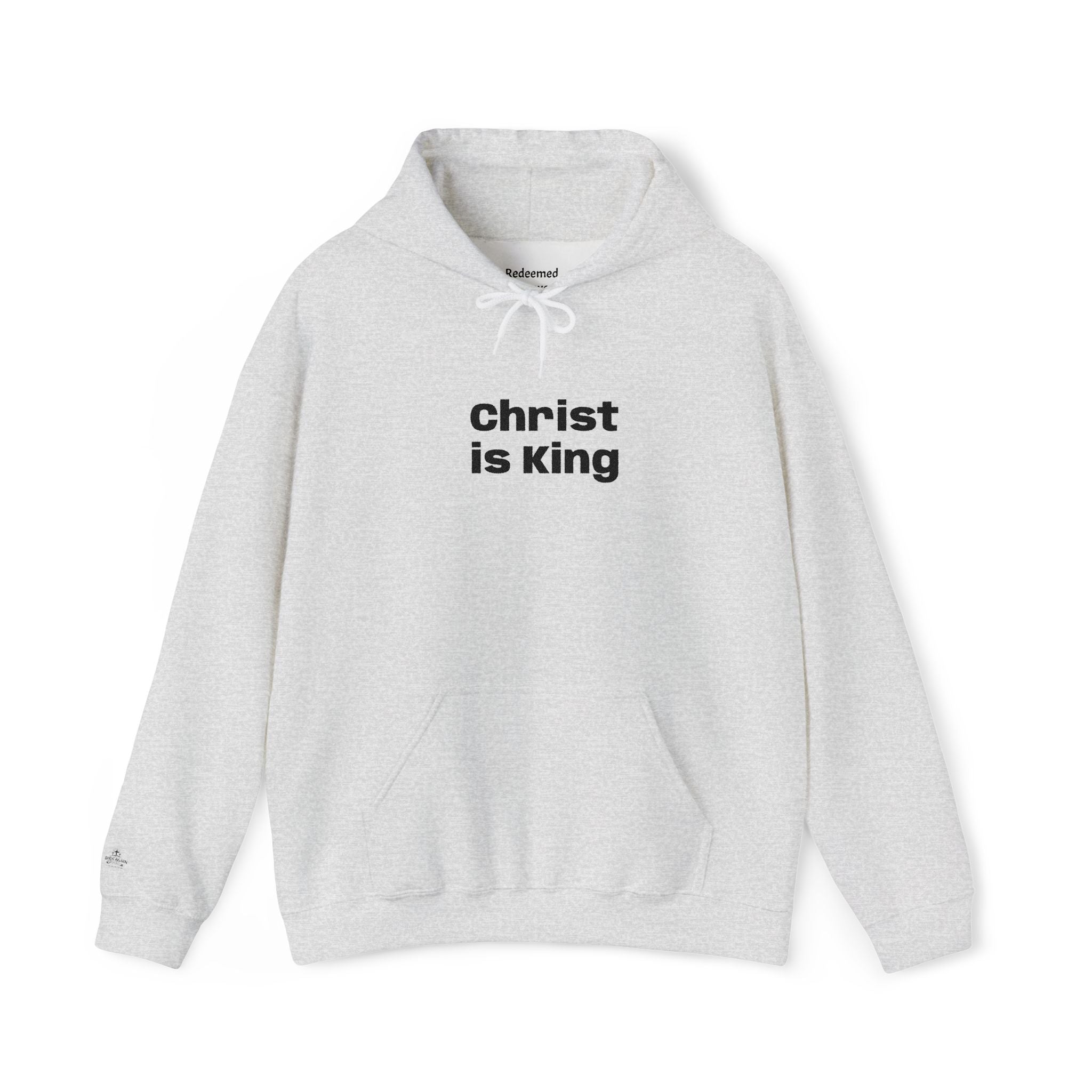 Christian 'Christ Is King' Hoodie – Faith-Based Religious Pullover