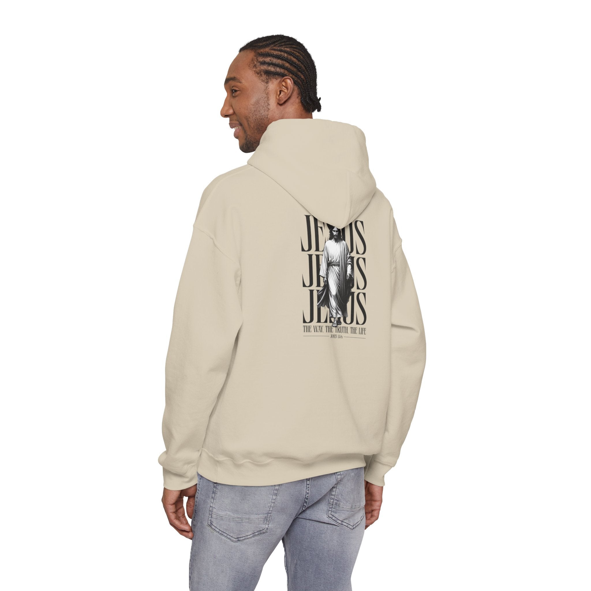 Born Again Hoodie — Jesus Graphic Pullover