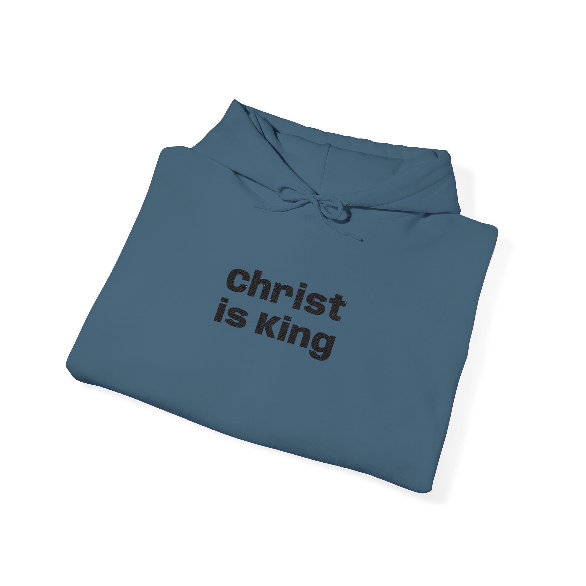 Christian 'Christ Is King' Hoodie – Faith-Based Religious Pullover