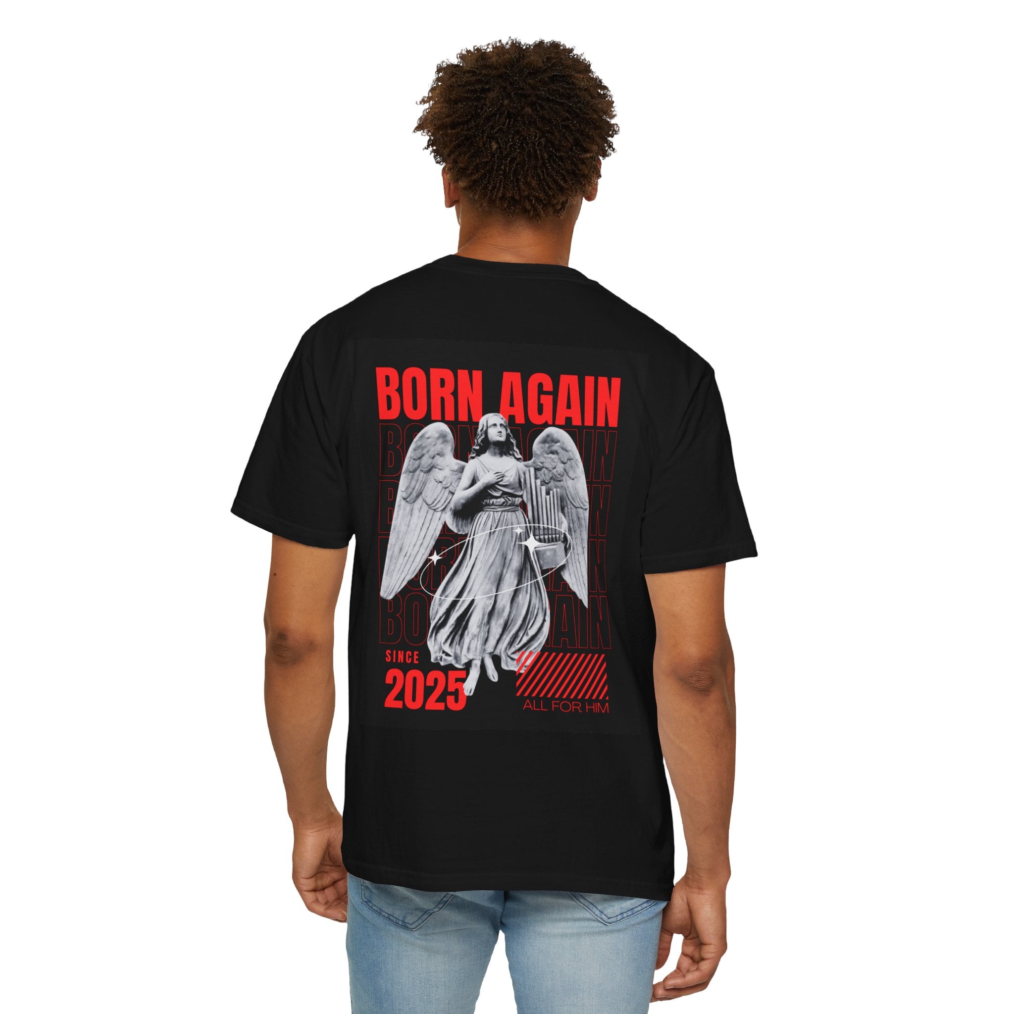 Born Again T-Shirt — Retro Angel