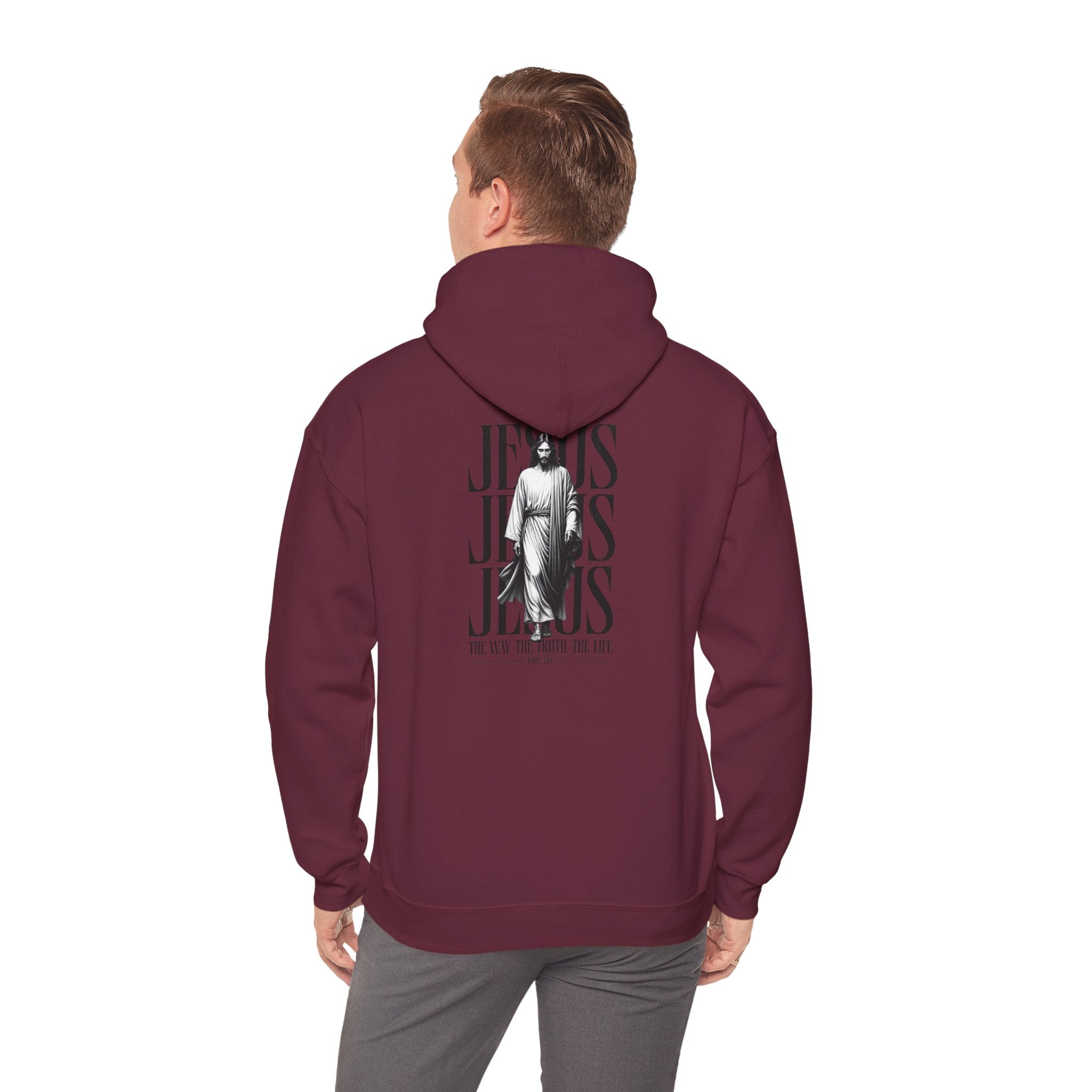 Born Again Hoodie — Jesus Graphic Pullover