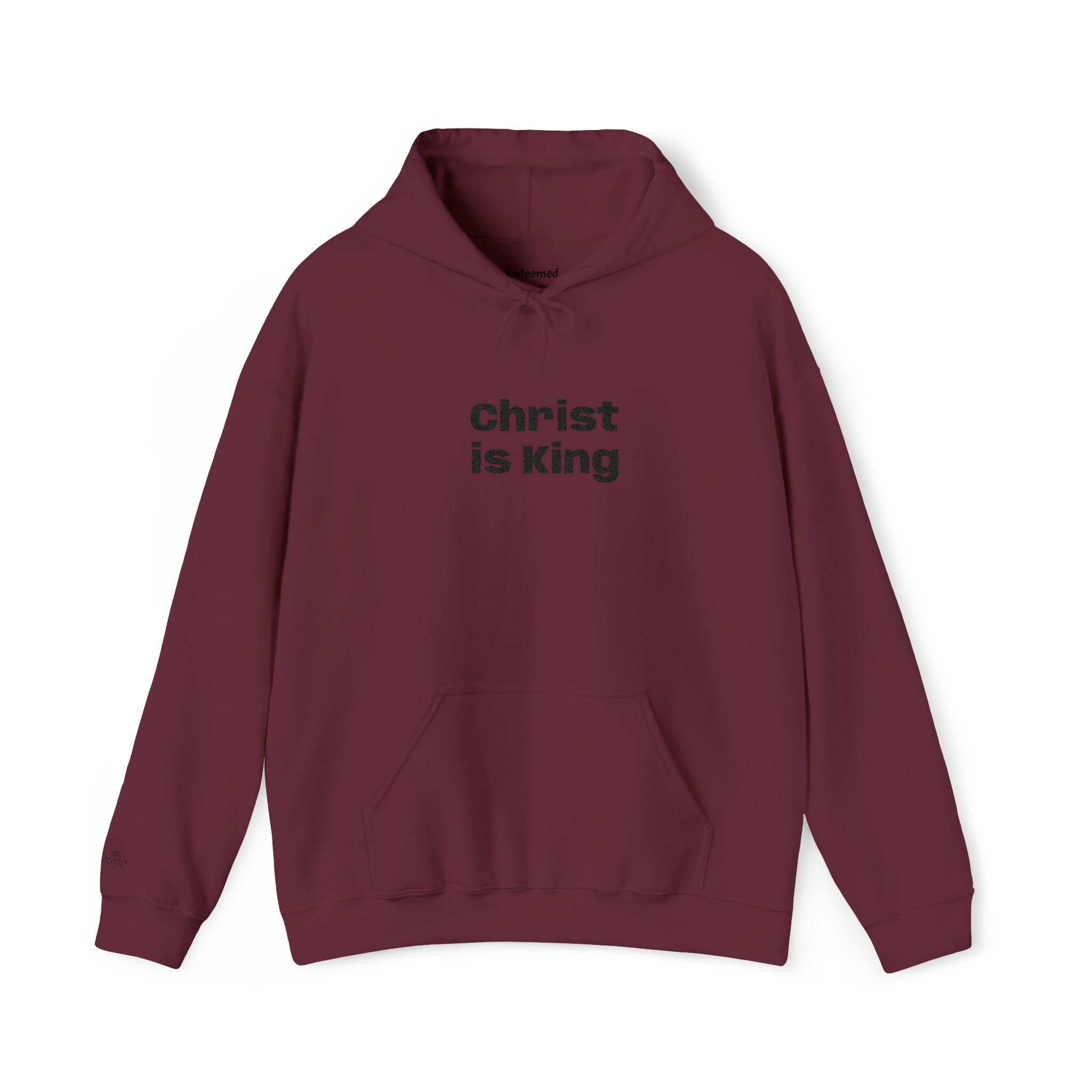 Christian 'Christ Is King' Hoodie – Faith-Based Religious Pullover