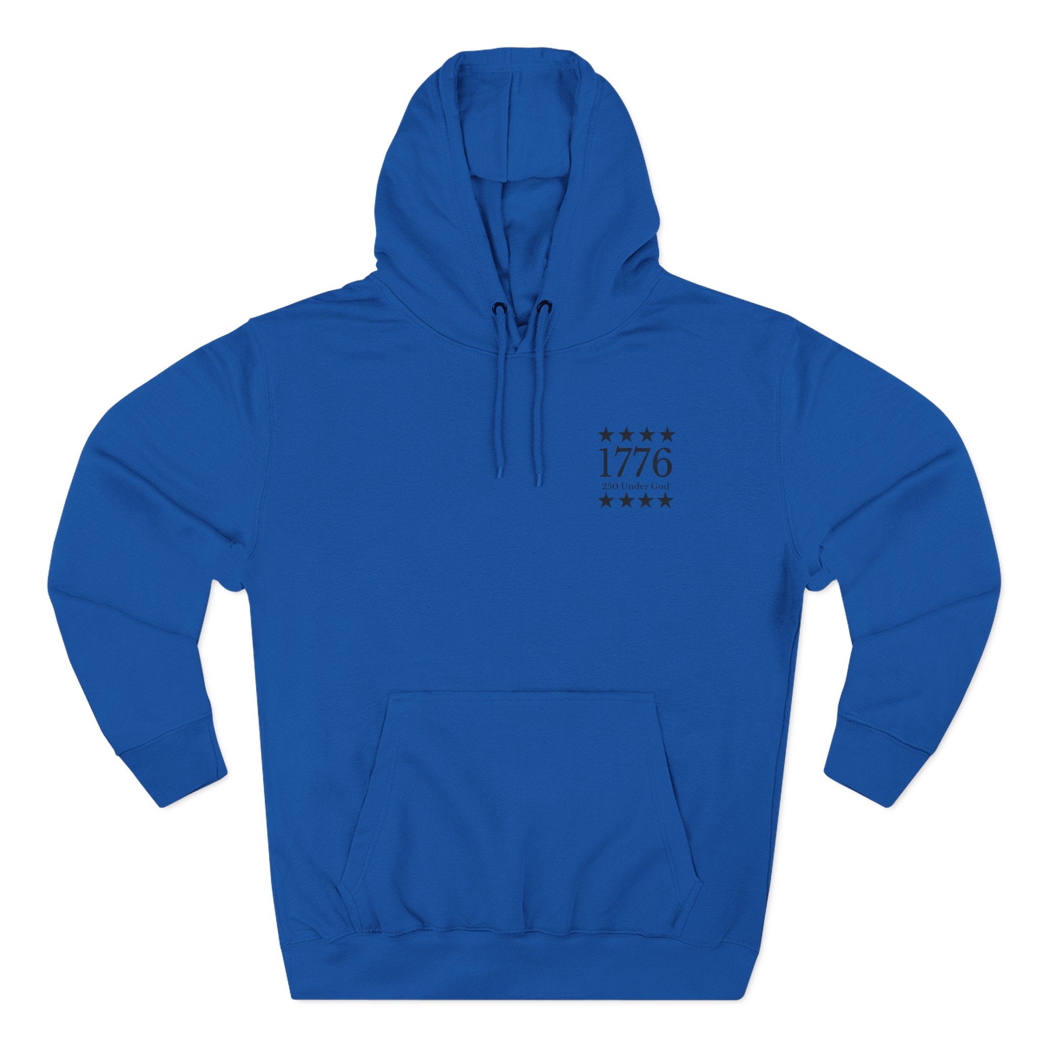 1776 Patriotic Hoodie — Minimalist American History Pullover