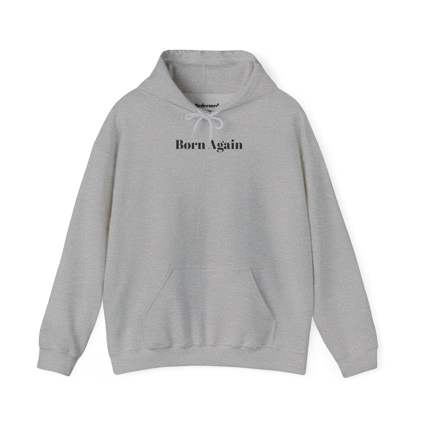 Born Again Hoodie – Christian Scripture John 3:16 Faith Pullover
