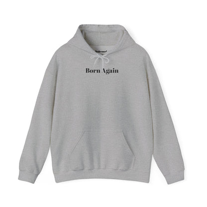 Born Again Hoodie – Christian Scripture John 3:16 Faith Pullover