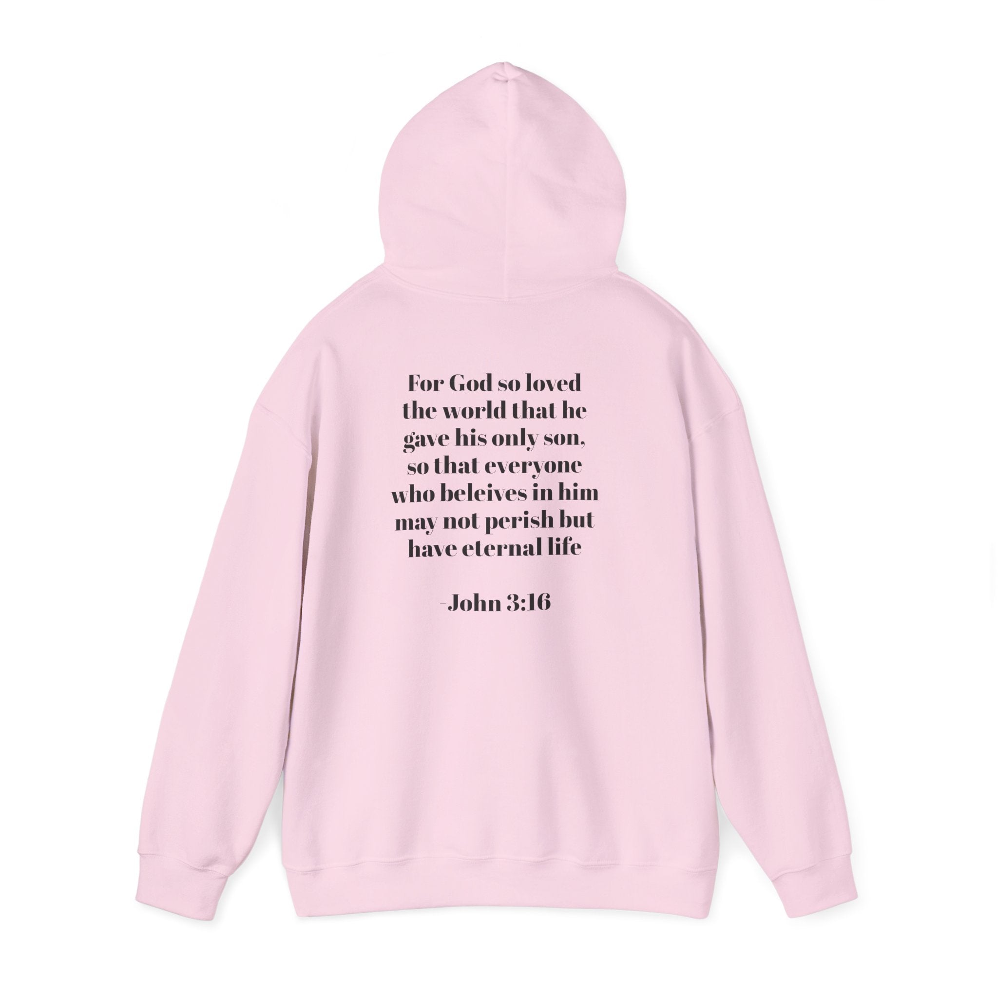 Born Again Hoodie – Christian Scripture John 3:16
