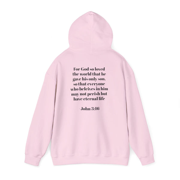 Born Again Hoodie – Christian Scripture John 3:16