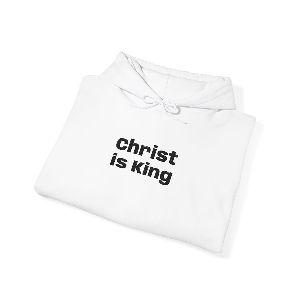 Christian 'Christ Is King' Hoodie – Faith-Based Religious Pullover