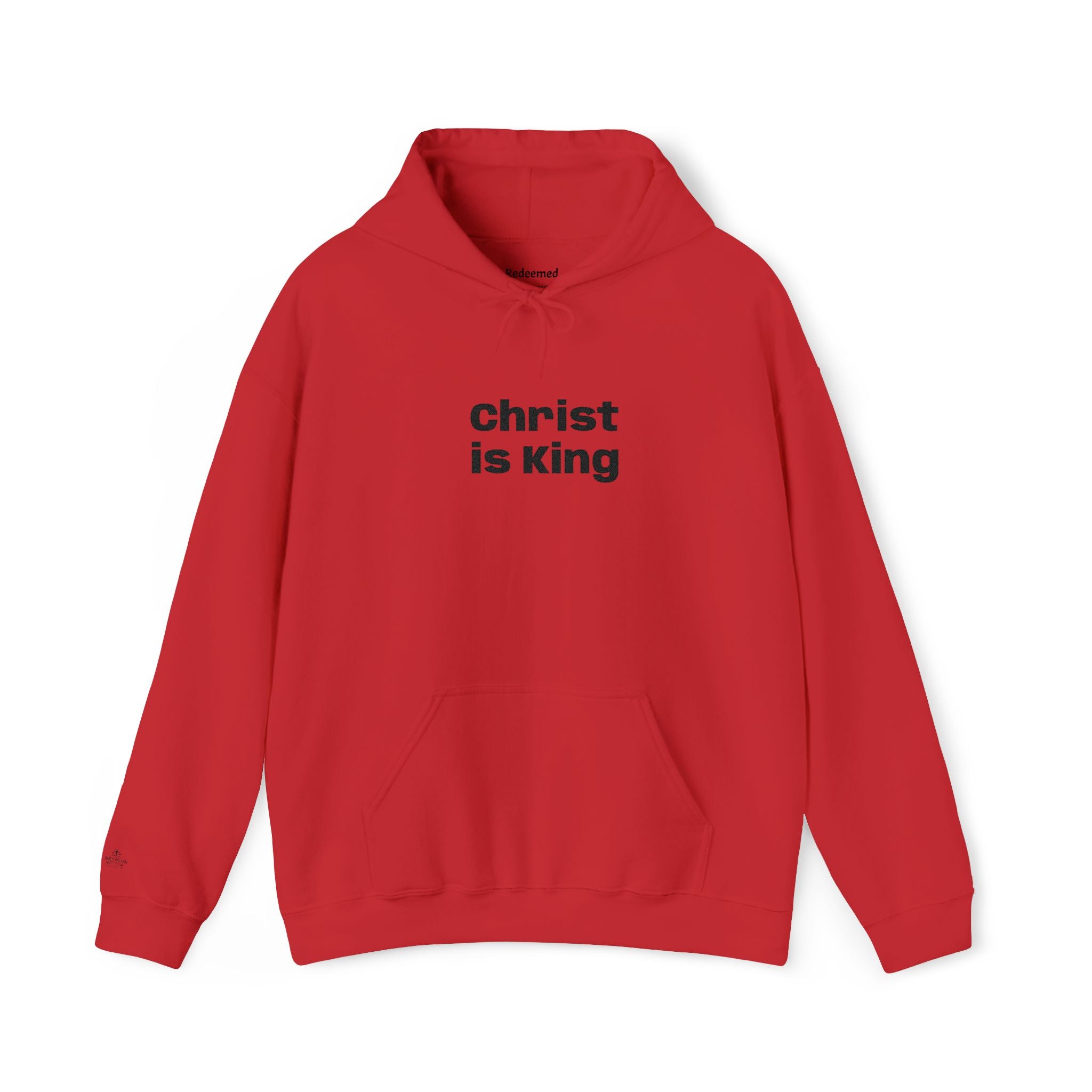 Christian 'Christ Is King' Hoodie – Faith-Based Religious Pullover