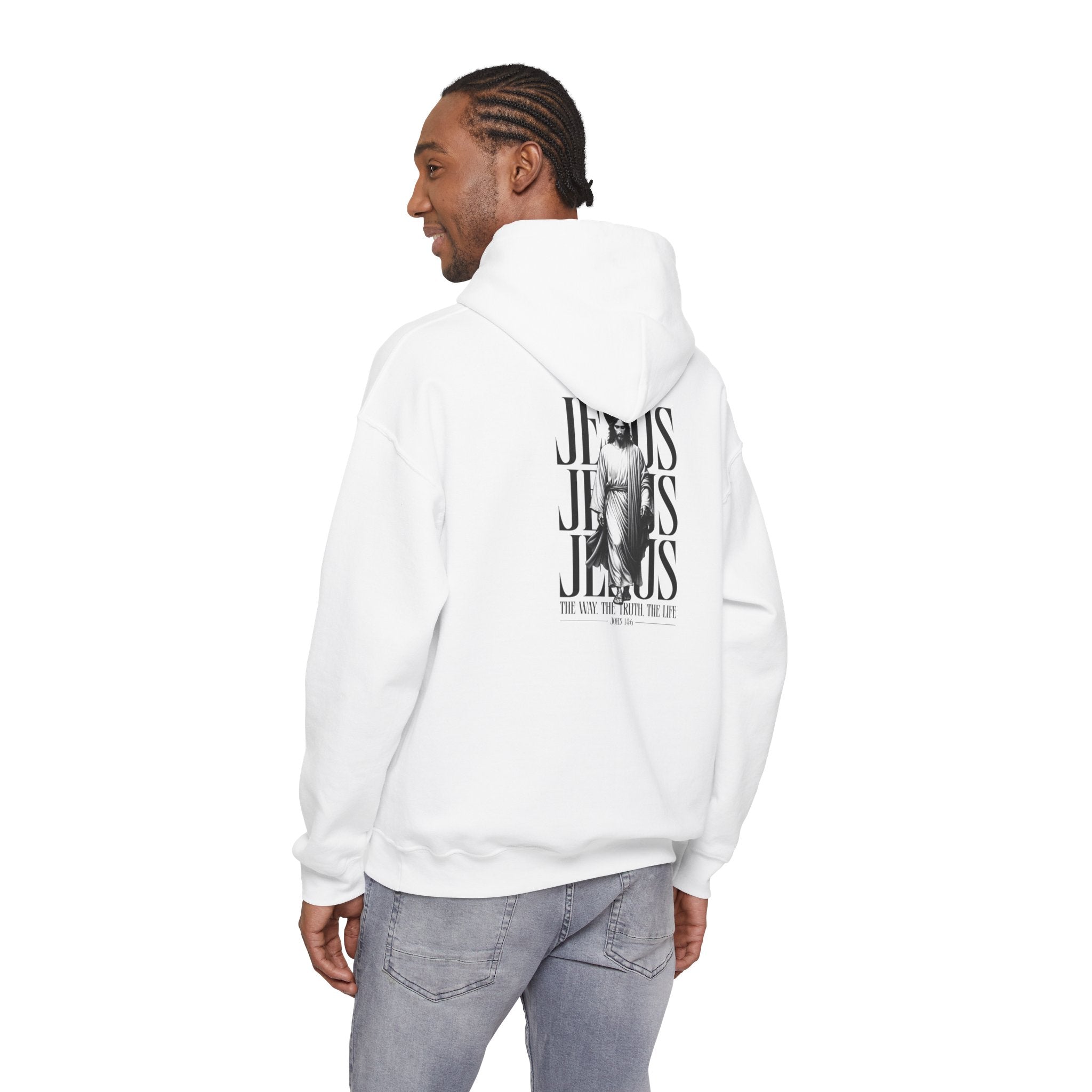 Born Again Hoodie — Jesus Graphic Pullover