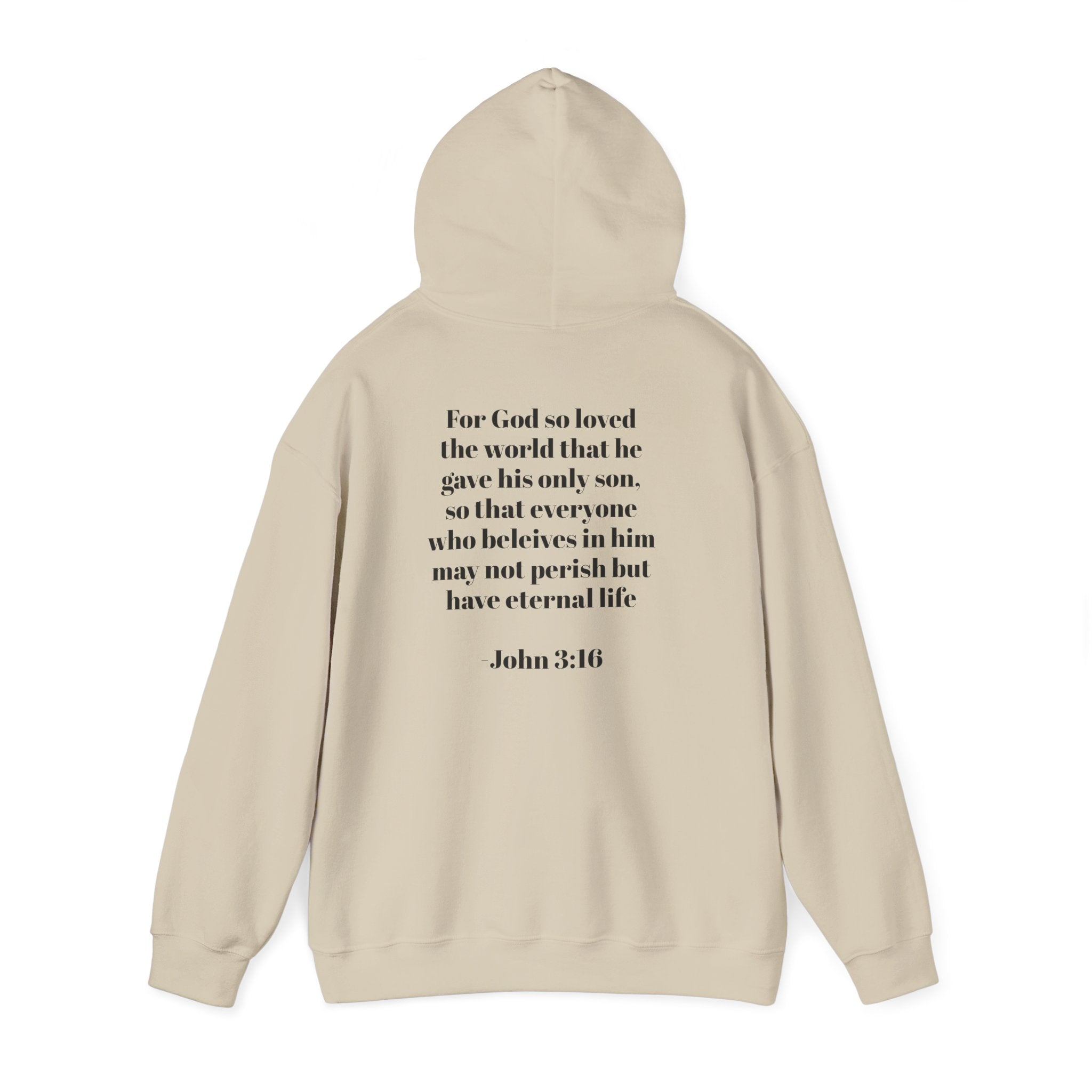 Born Again Hoodie – Christian Scripture John 3:16