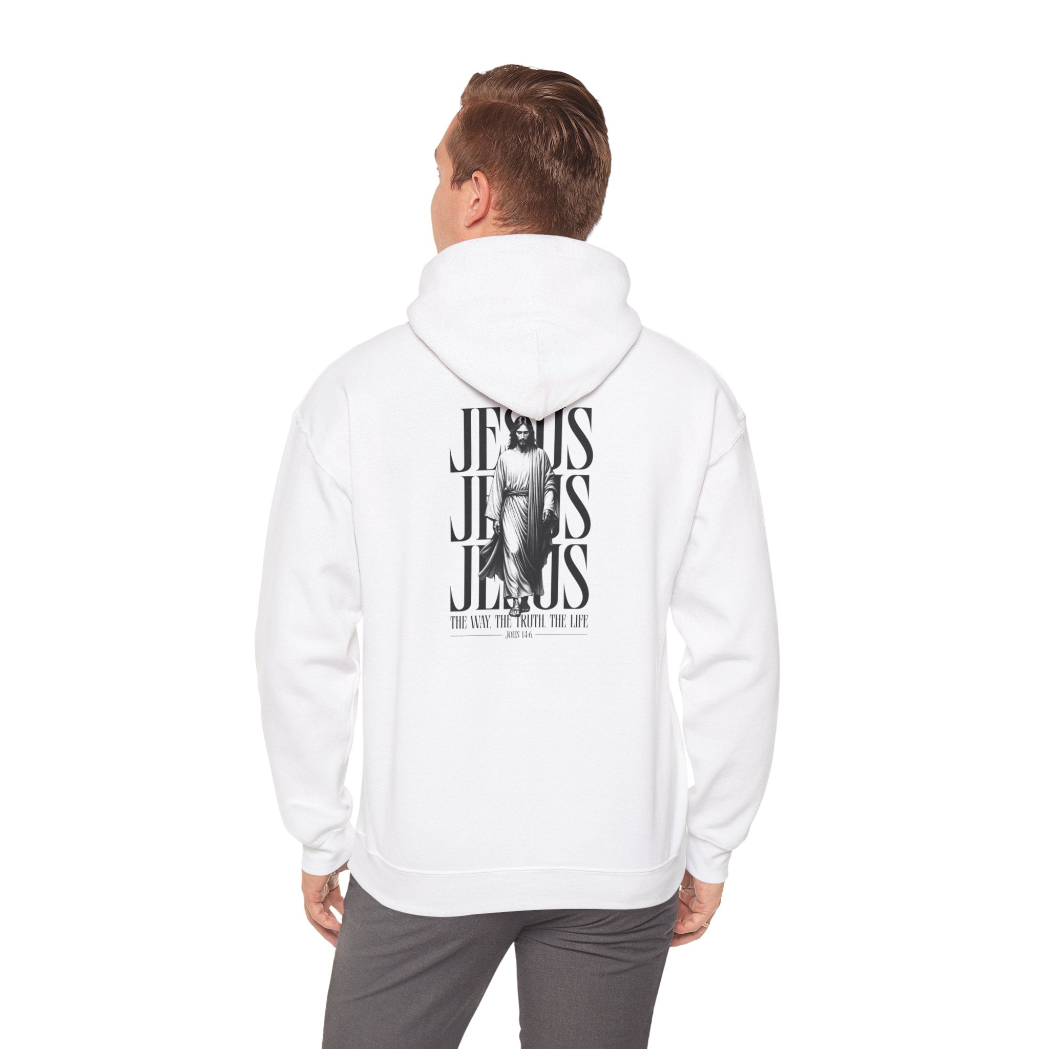 Born Again Hoodie — Jesus Graphic Pullover