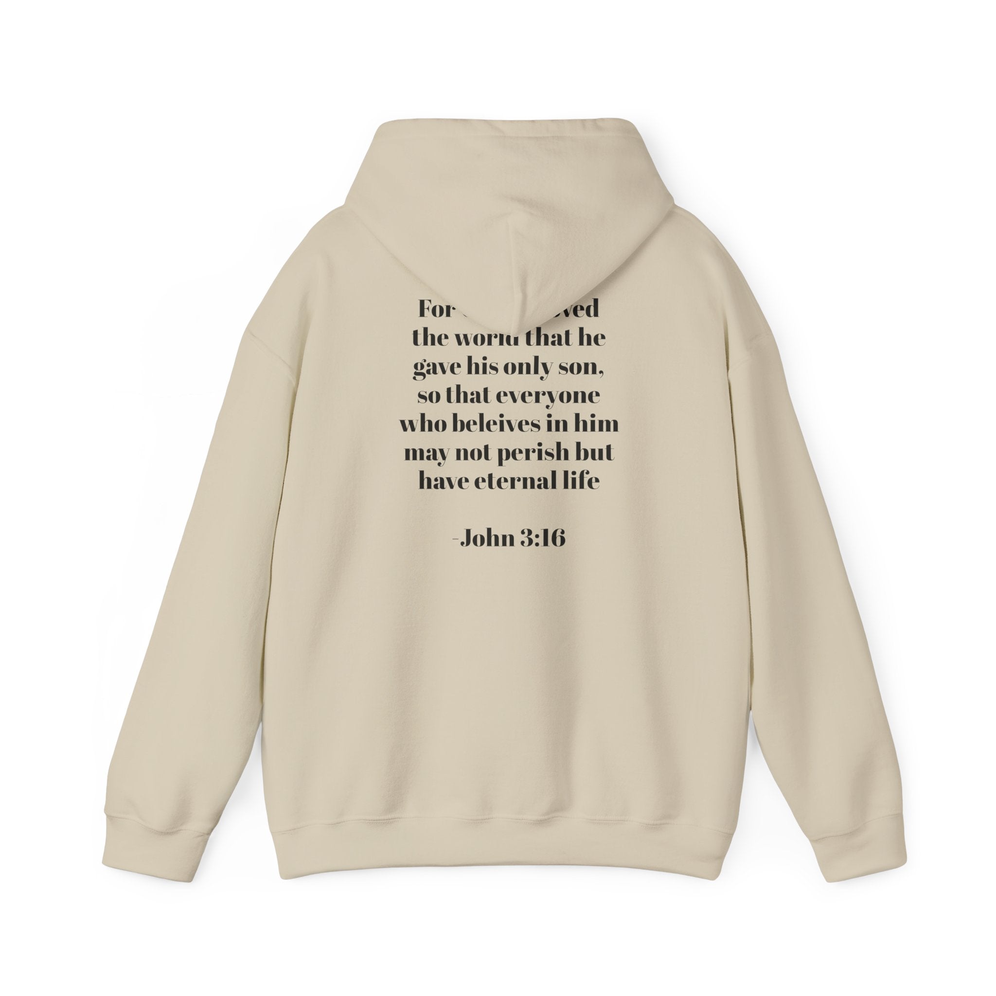 Born Again Hoodie – Christian Scripture John 3:16