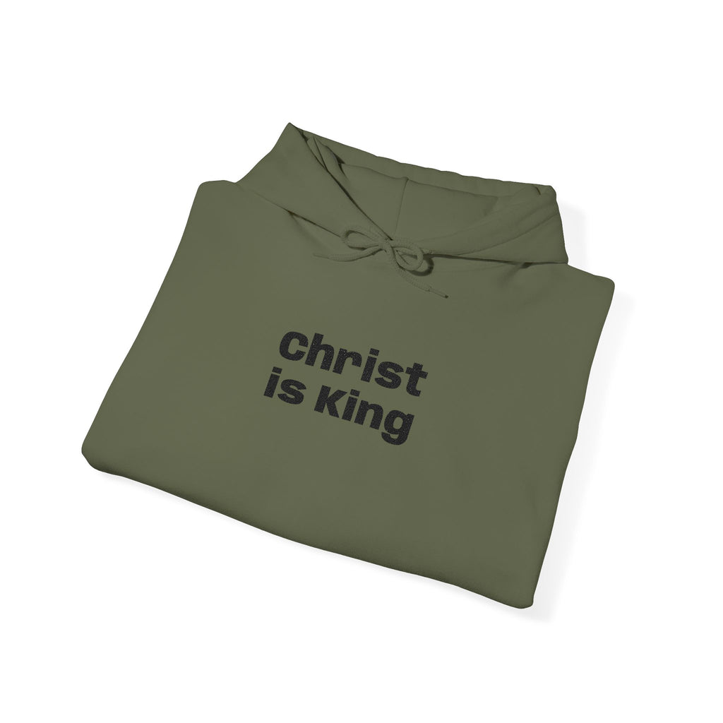 Christian 'Christ Is King' Hoodie – Faith-Based Religious Pullover