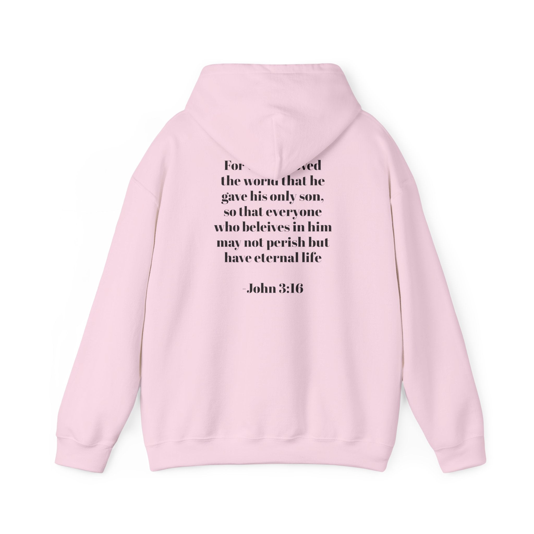 Born Again Hoodie – Christian Scripture John 3:16