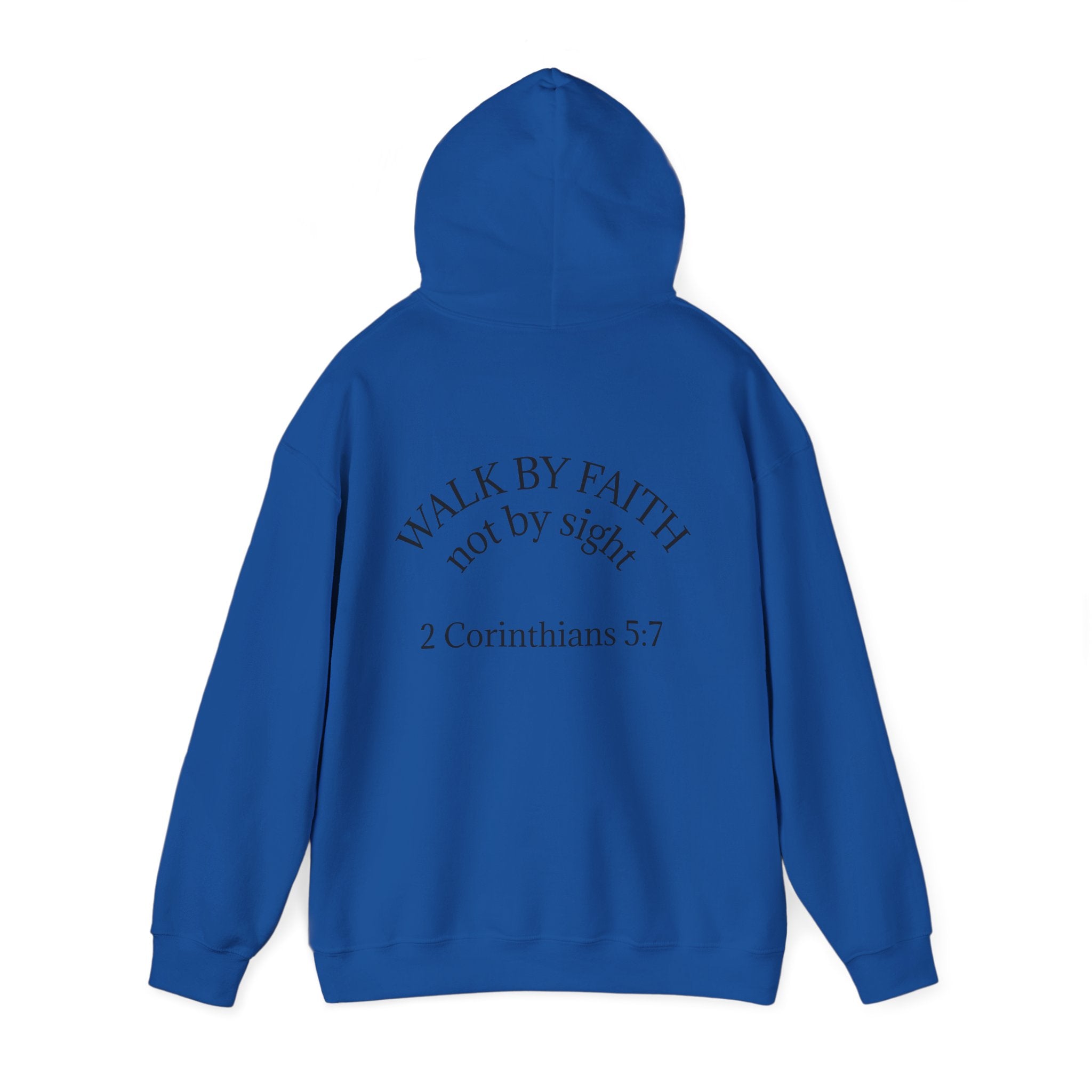 Born Again Hoodie — 2 Corinthians 5:7