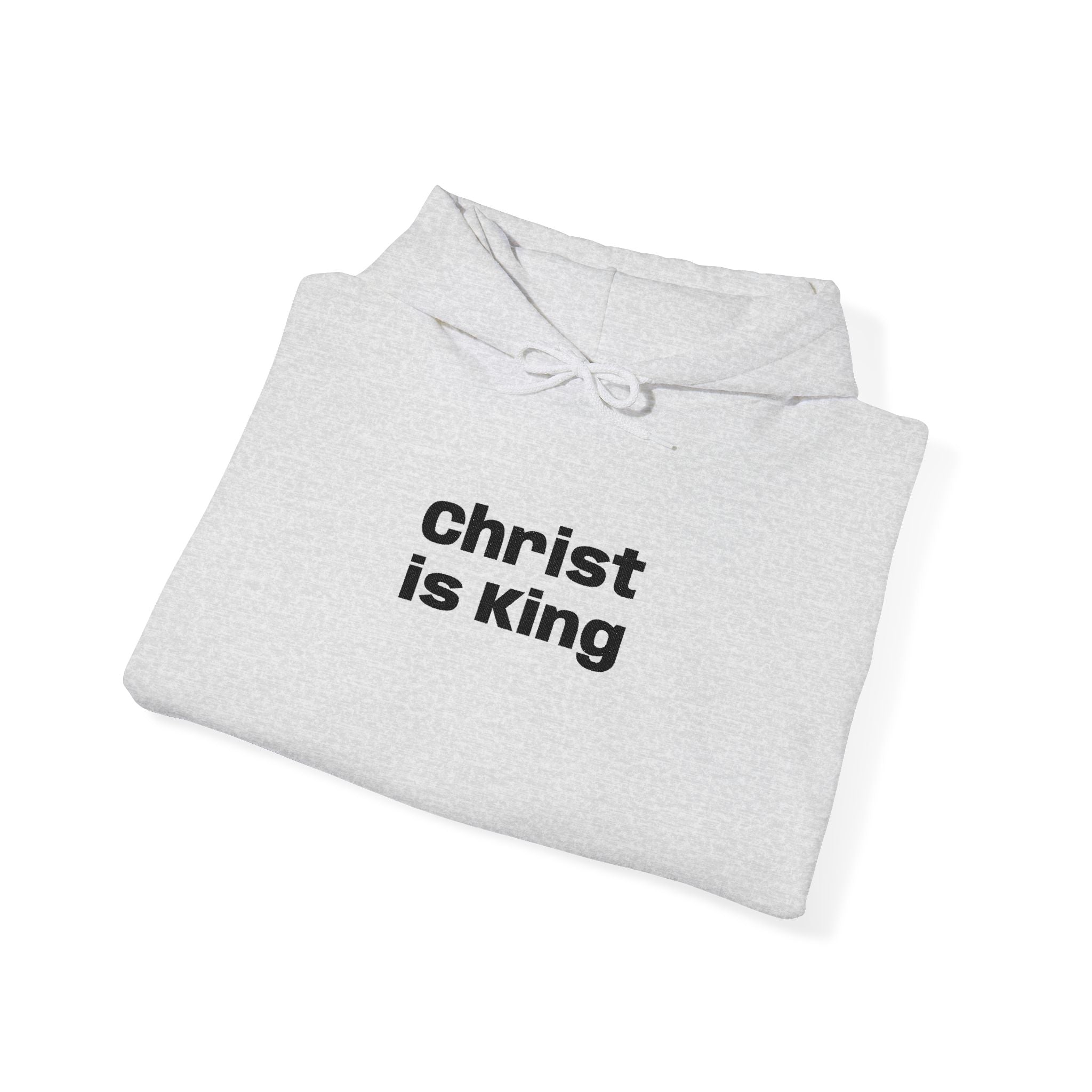 Christian 'Christ Is King' Hoodie – Faith-Based Religious Pullover