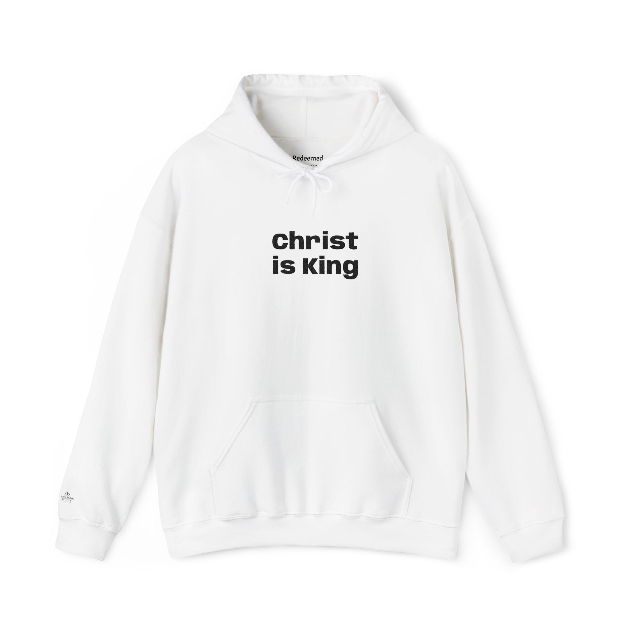 Christian 'Christ Is King' Hoodie – Faith-Based Religious Pullover