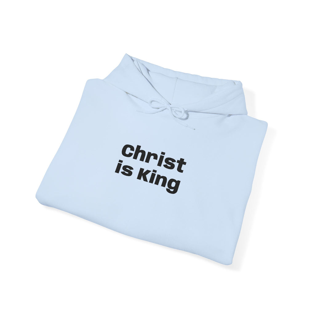 Christian 'Christ Is King' Hoodie – Faith-Based Religious Pullover