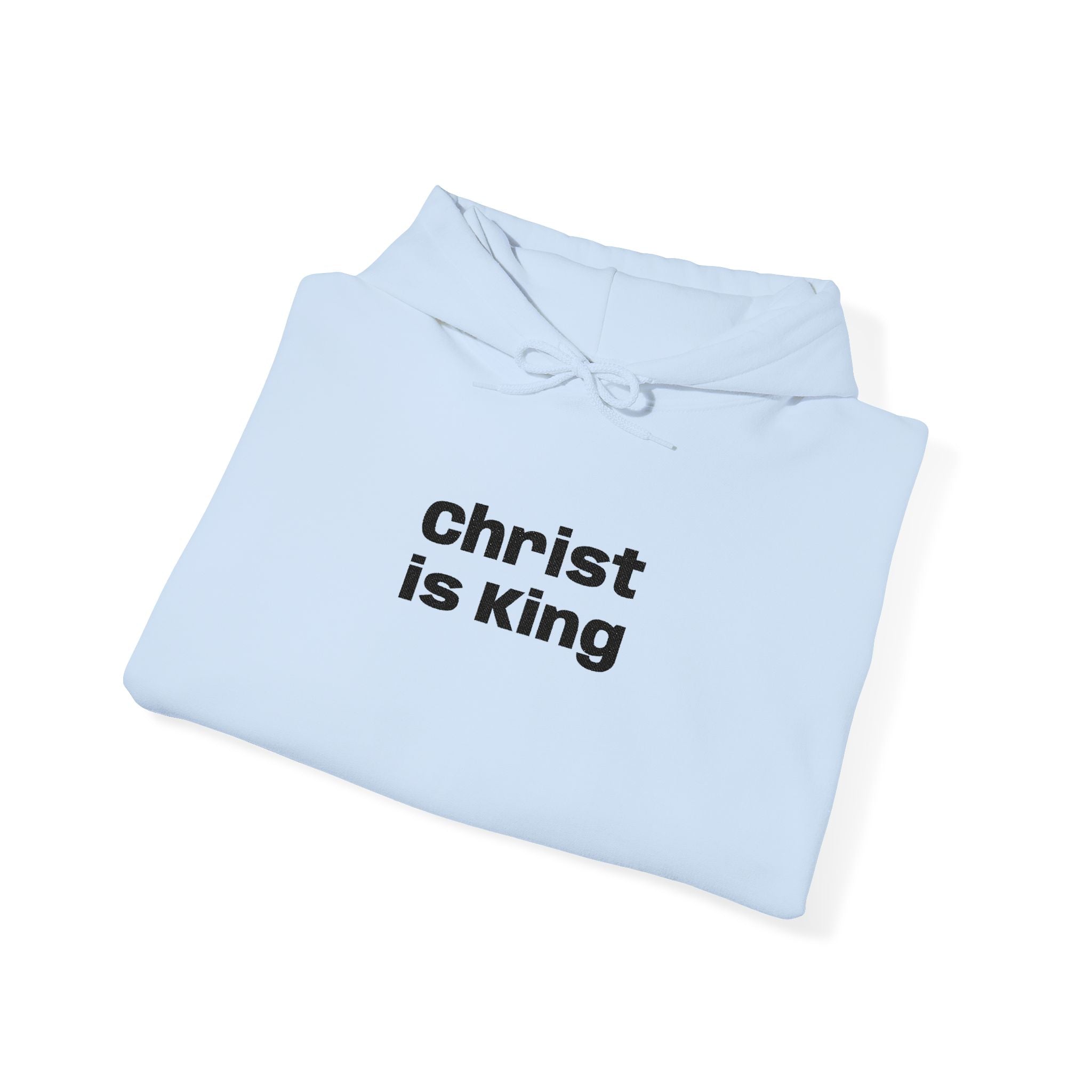 Christian 'Christ Is King' Hoodie – Faith-Based Religious Pullover