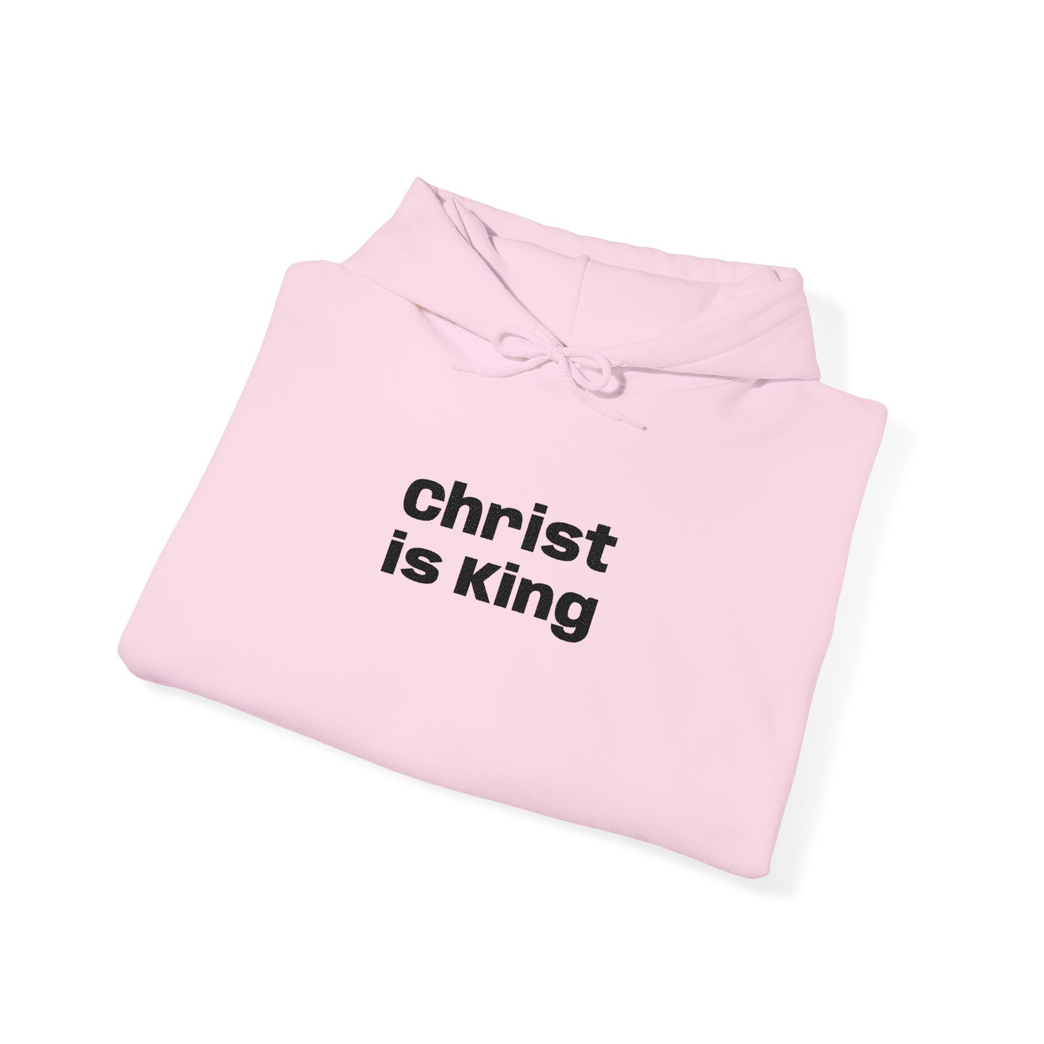 Christian 'Christ Is King' Hoodie – Faith-Based Religious Pullover