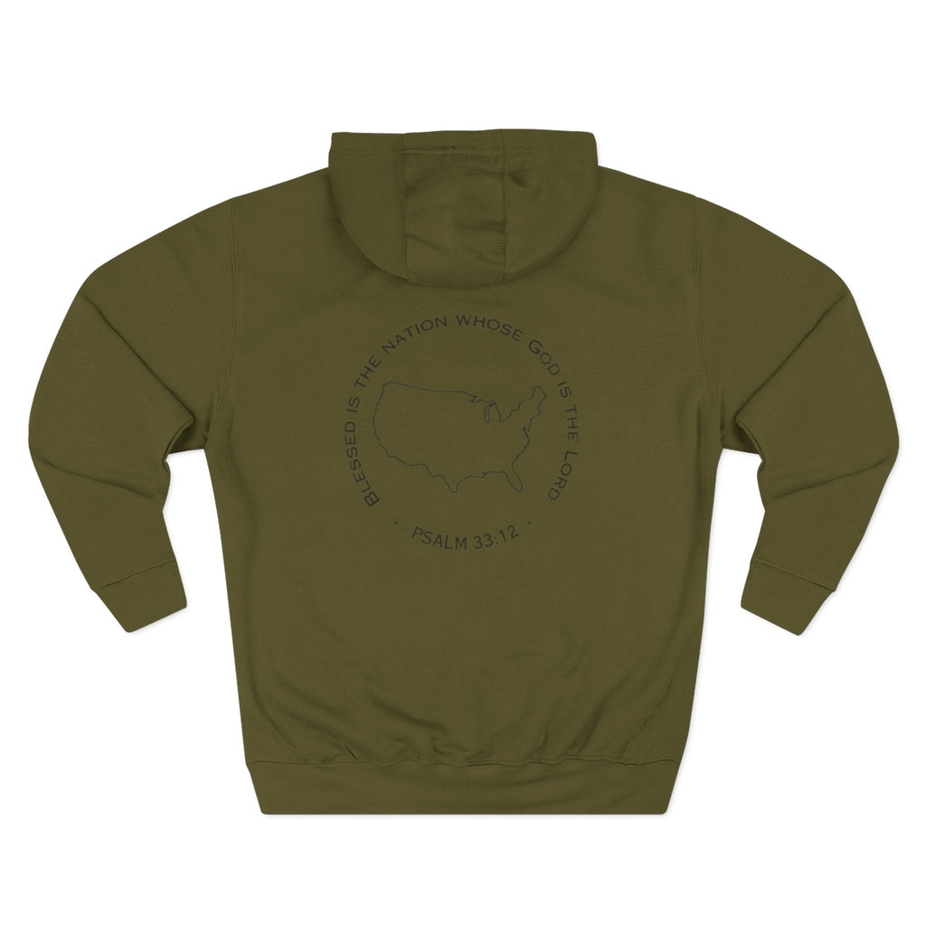 Psalm 33:12 Hoodie